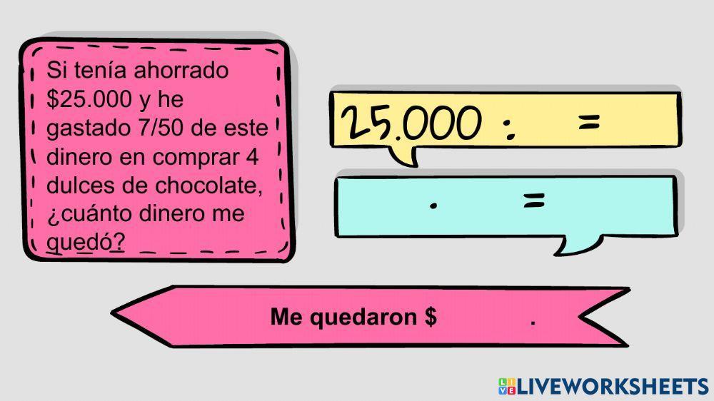 Problemas fracción de un número Problemas fracción de un número