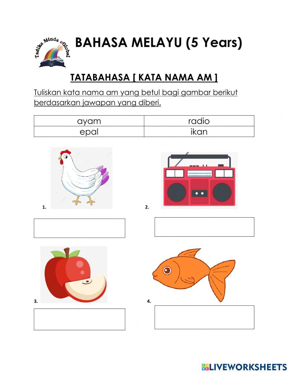 5 Tahun- Tatabahasa 1