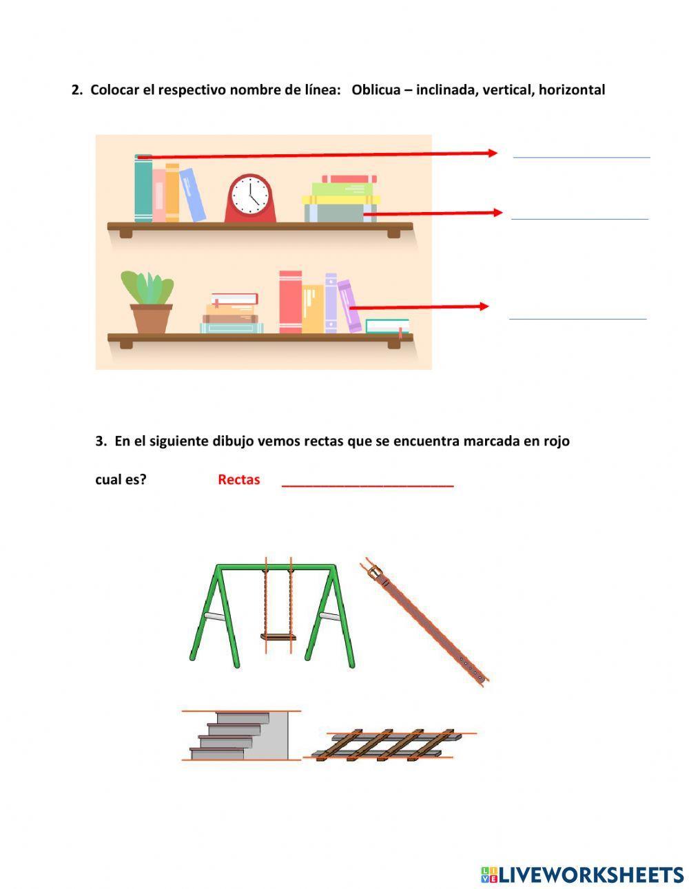 Lineas, rectas