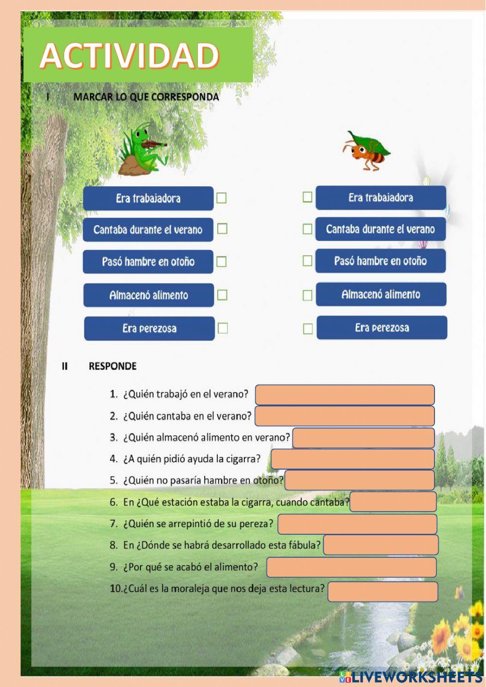 La hormiga y la cigarra