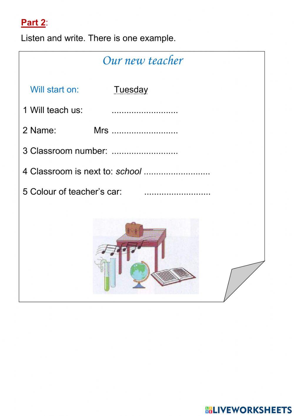 Flyers Listening Practice 14