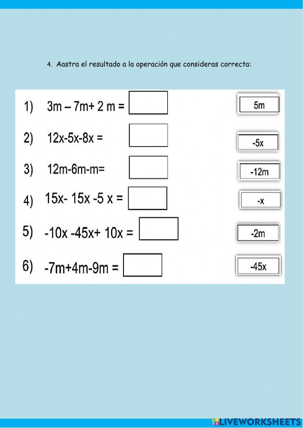Aprendemos sobre los Términos Semejantes