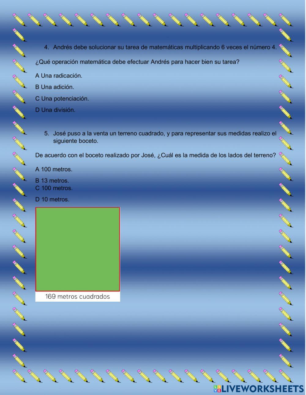 Socialización de saberes de Matemáticas