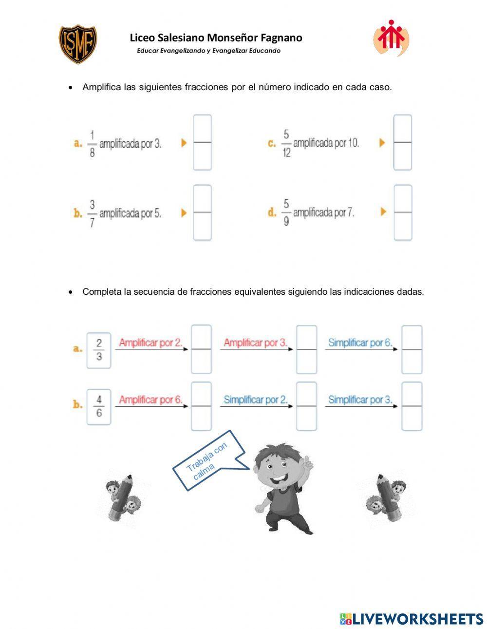 Amplificación y Simplificación