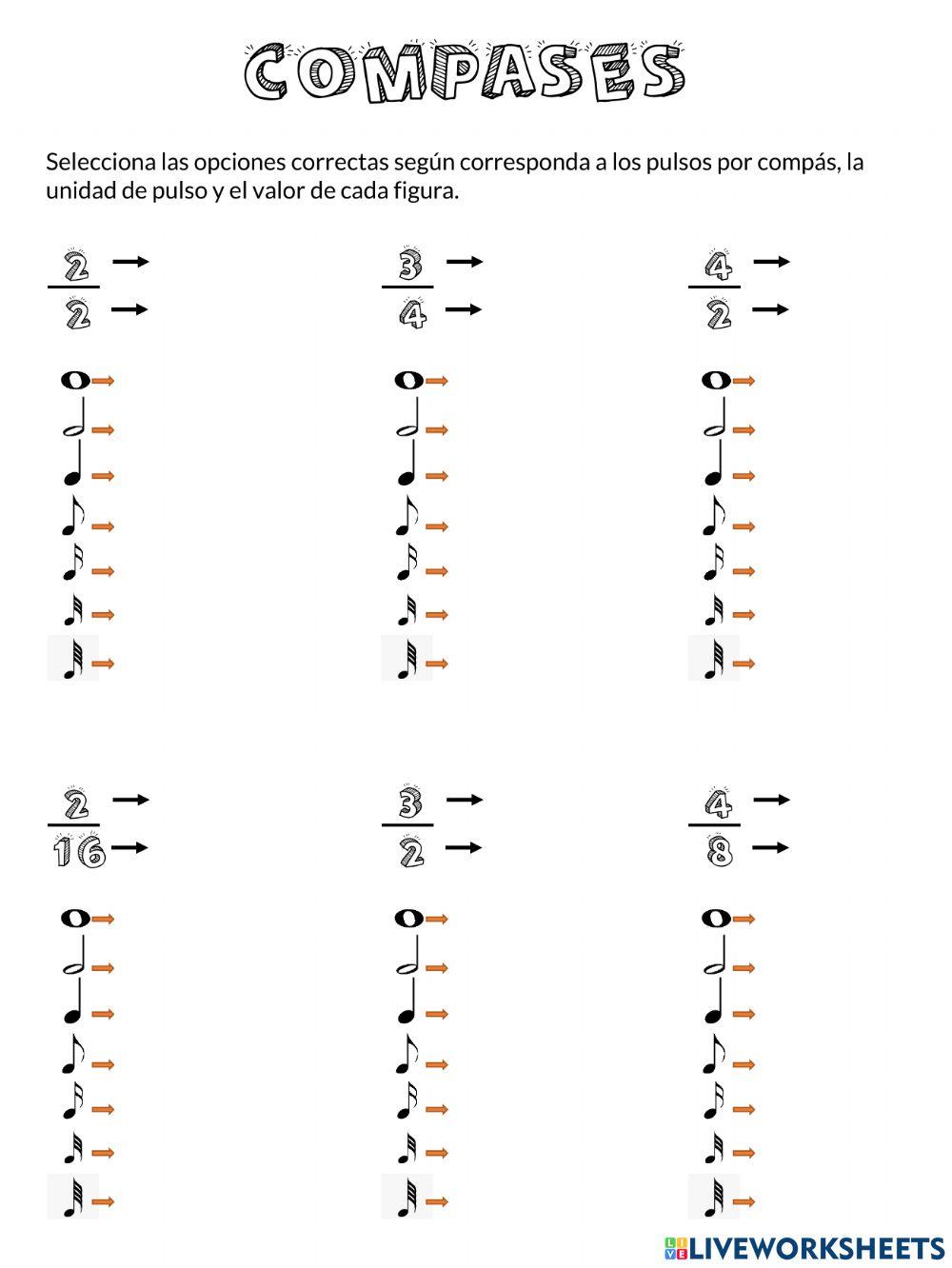 Ejercicios compase simples