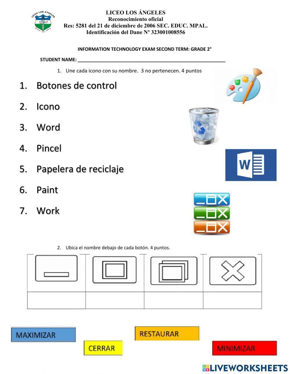 Examen de informática