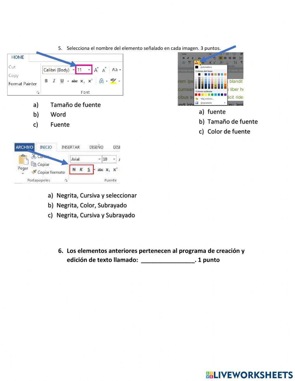 Examen de informática