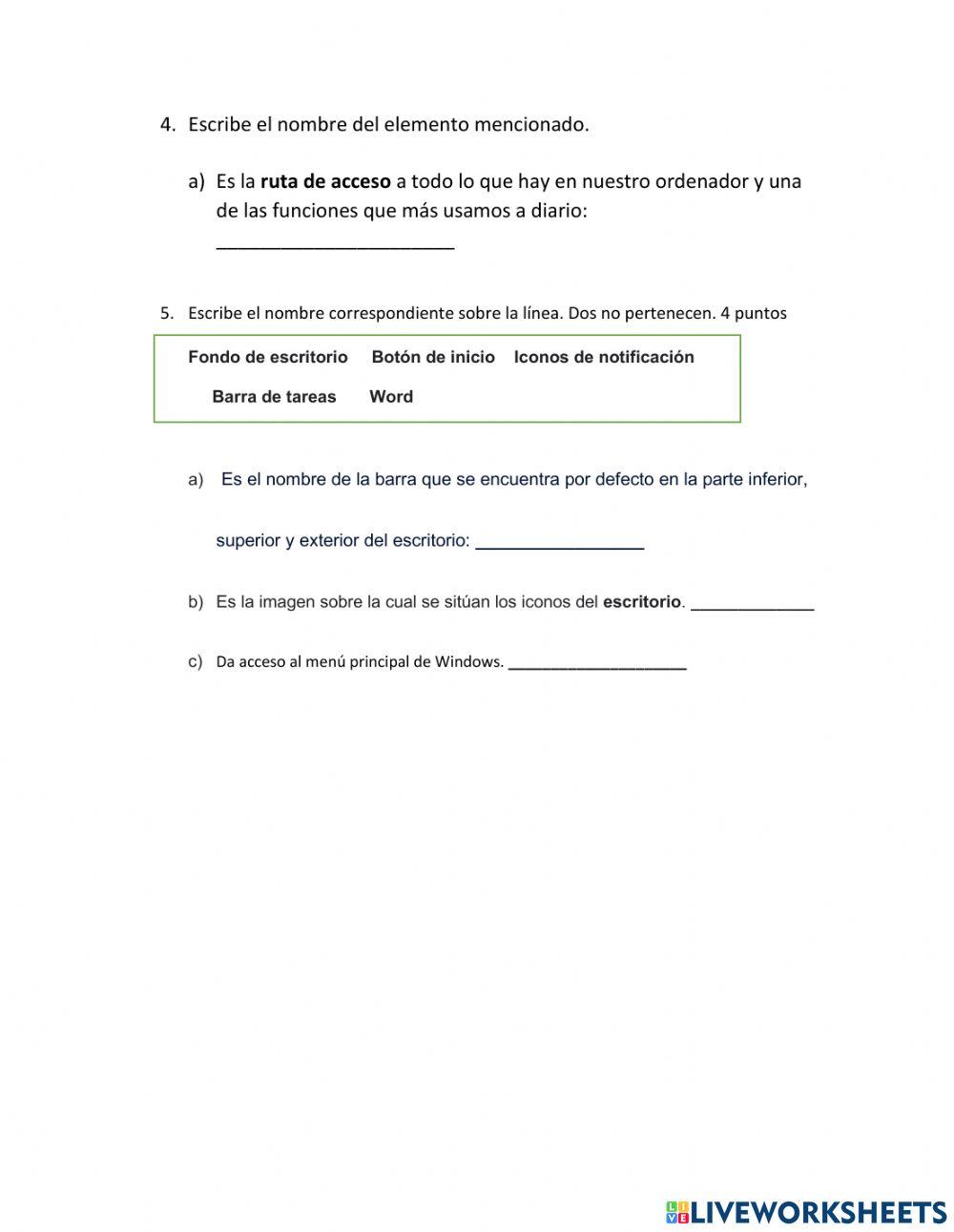 Examen de informatica