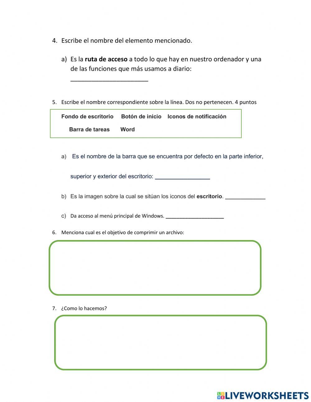 Examen de informatica