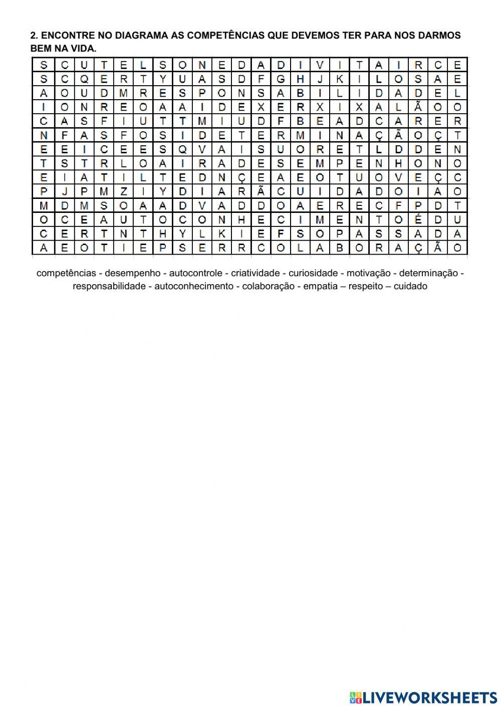 Competências para a vida