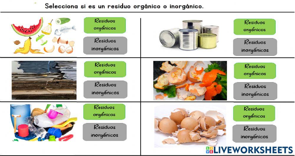 Orgánico e Inorgánico