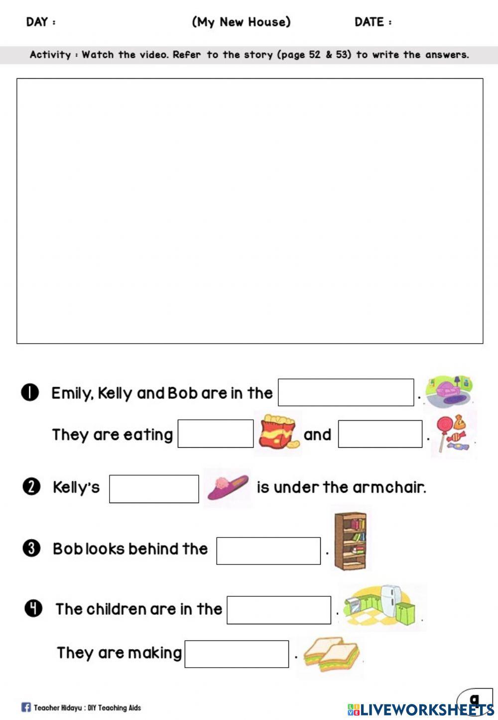 Get Smart Plus 3 (Module 5) : My New House (Fill in)