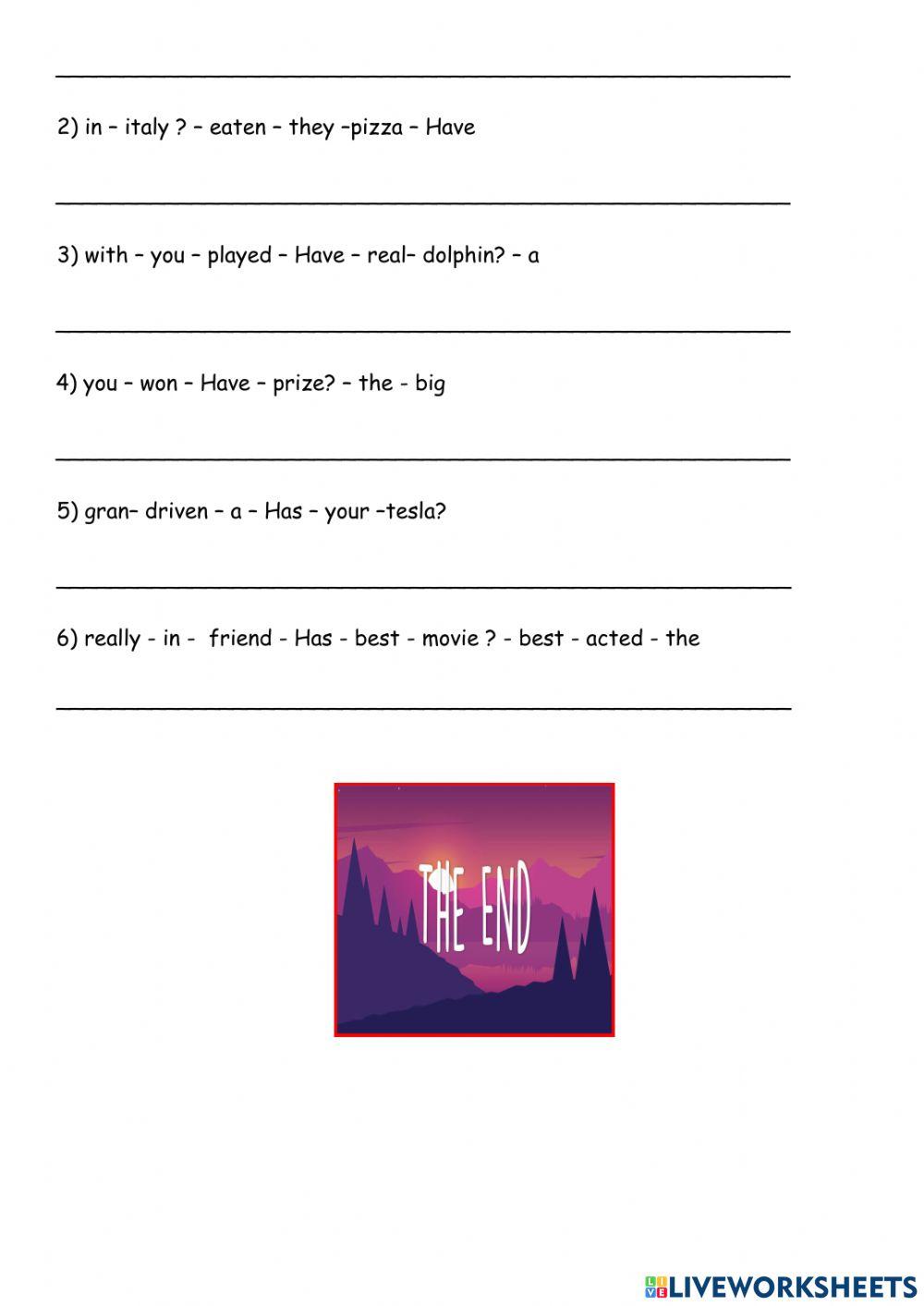 Present Perfect Tense