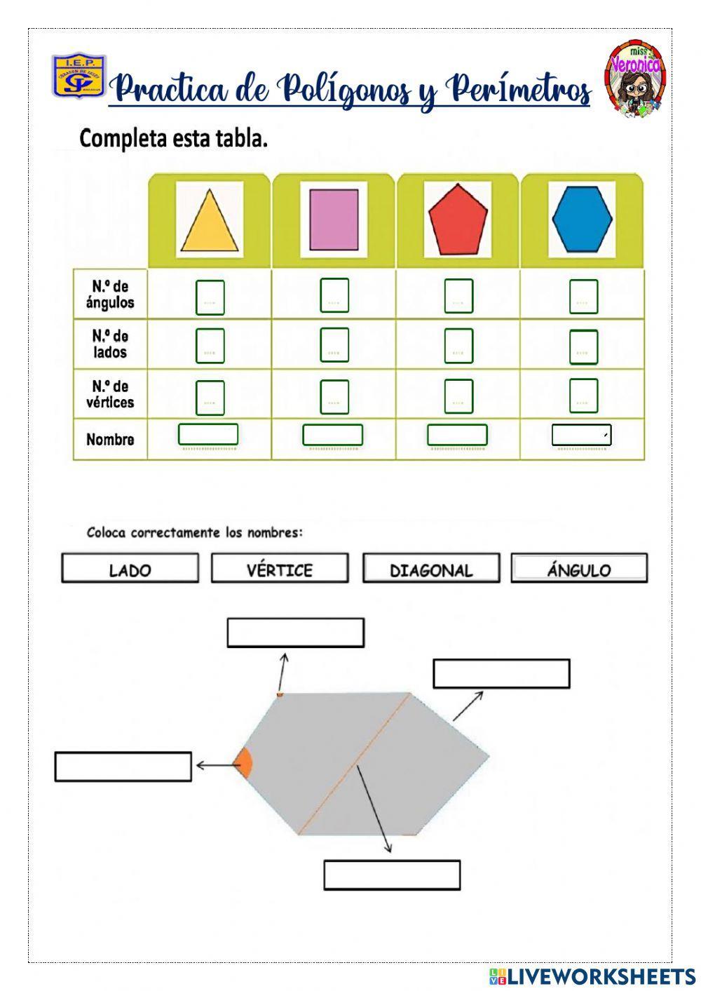 Practica polígonos y perímetros