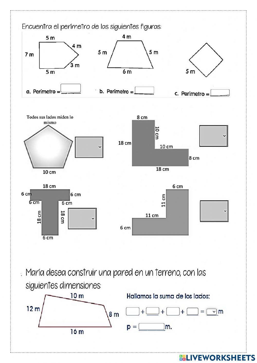 Practica polígonos y perímetros