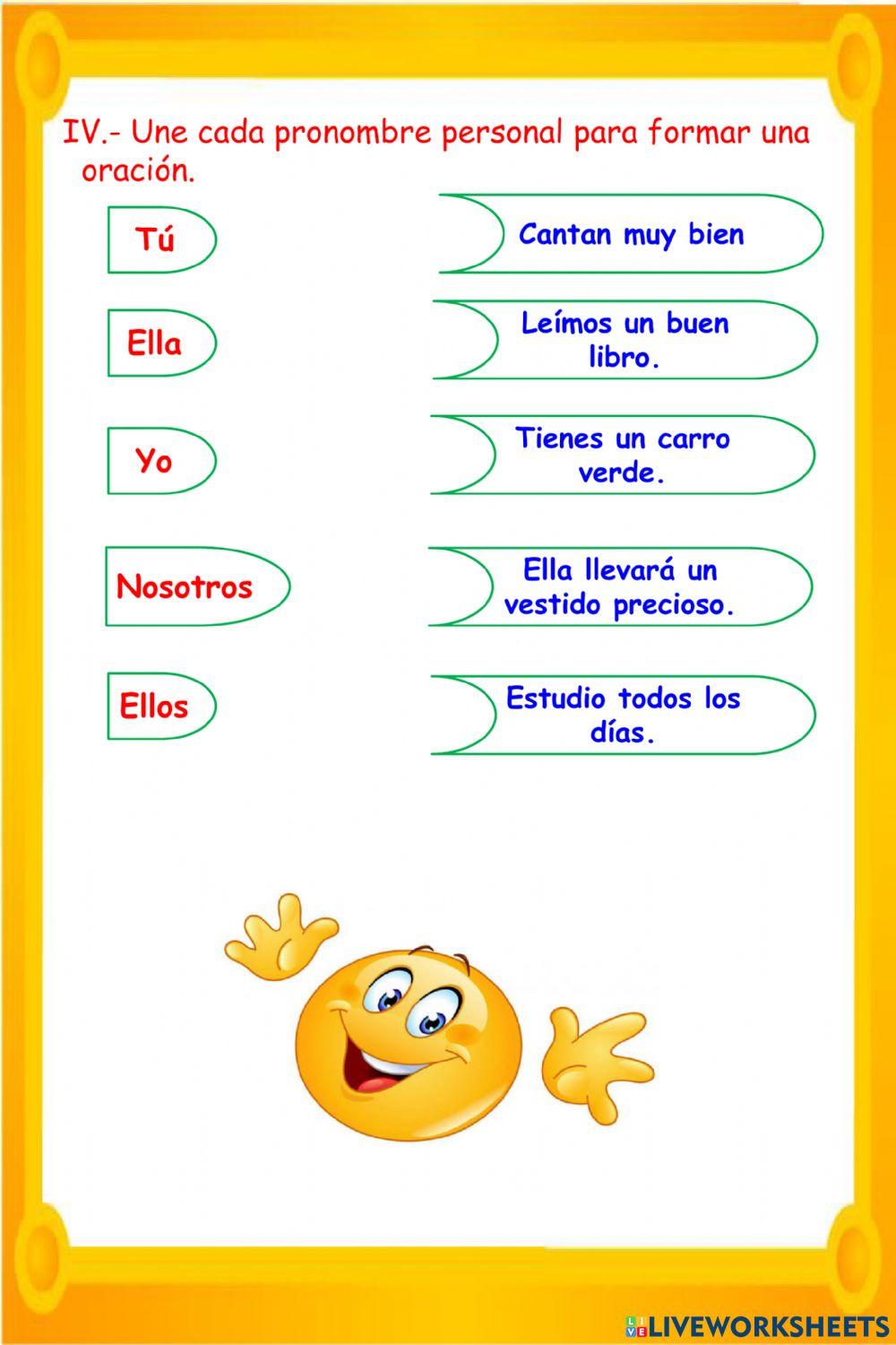 Examen de gramática