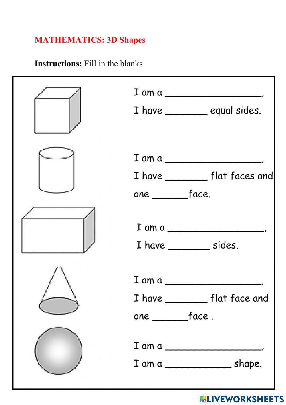 3D Shapes