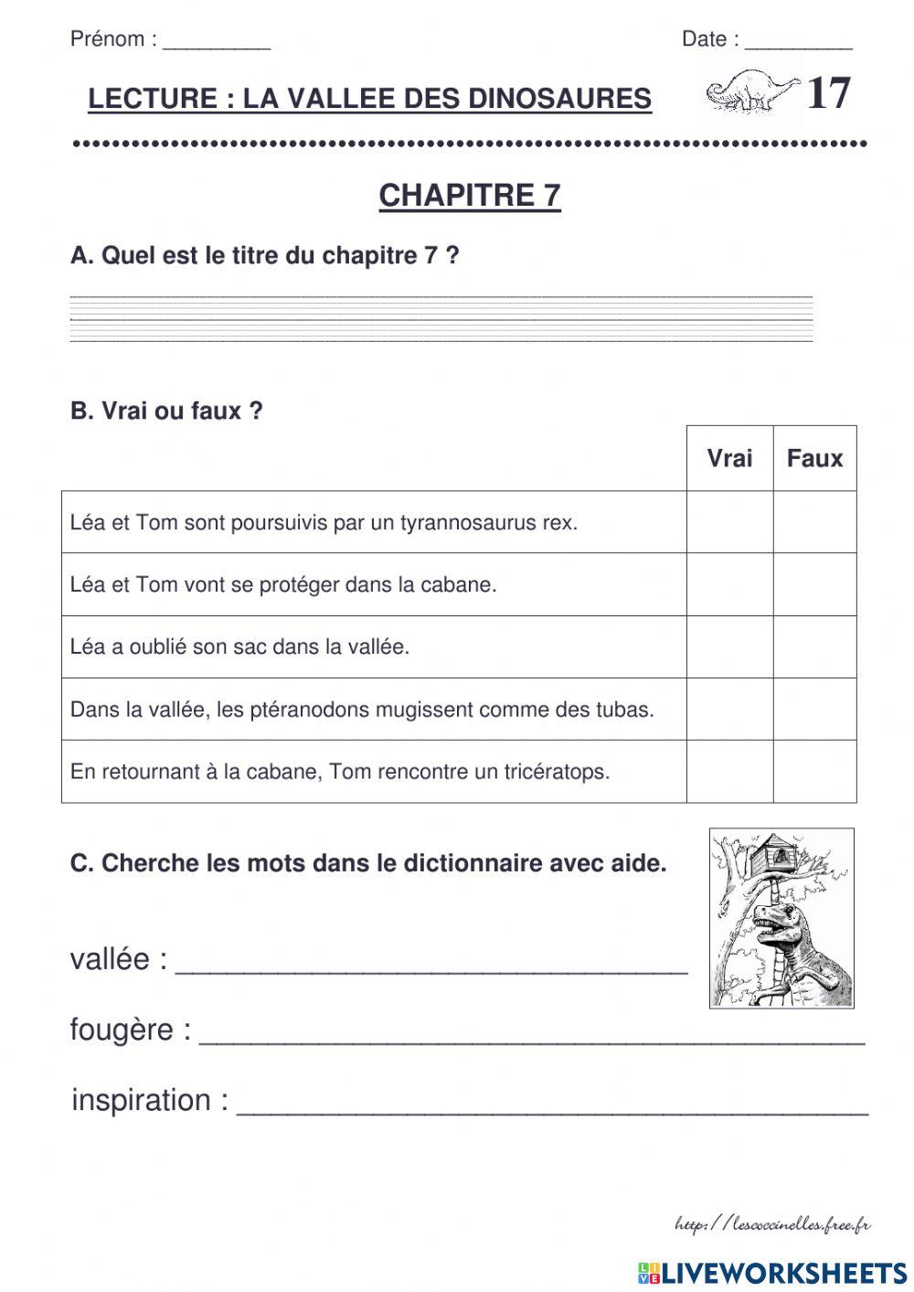 Chapitre 7.1.-La vallée des dinosaures