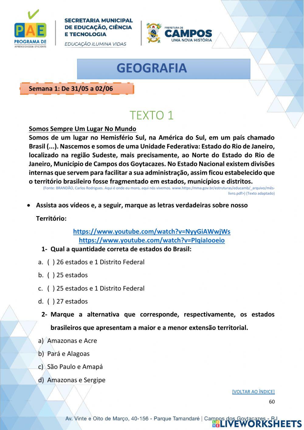 E.M. Alcebíades Candiano ( Brasil- Estados - Municípios)