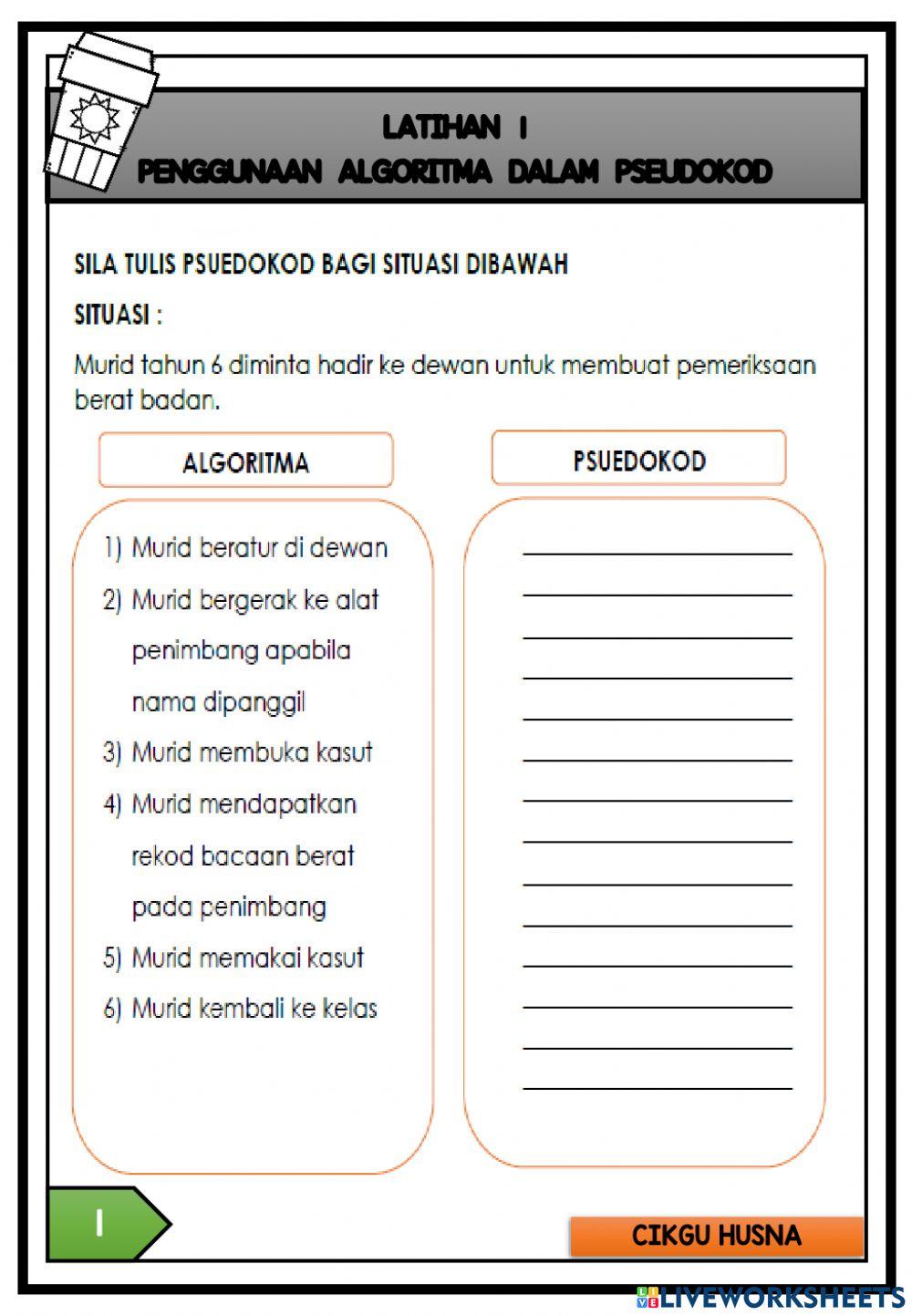 Tmk Aktiviti 2 Worksheet Live Worksheets Tmk Aktiviti 2 Worksheet Live Worksheets