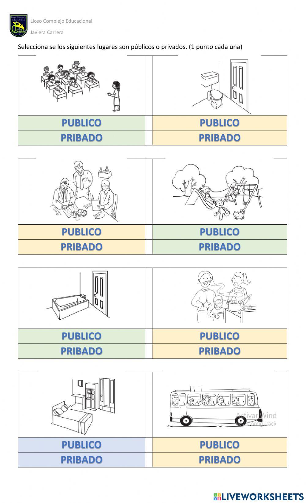 Evaluación, profesiones, oficios e instituciones