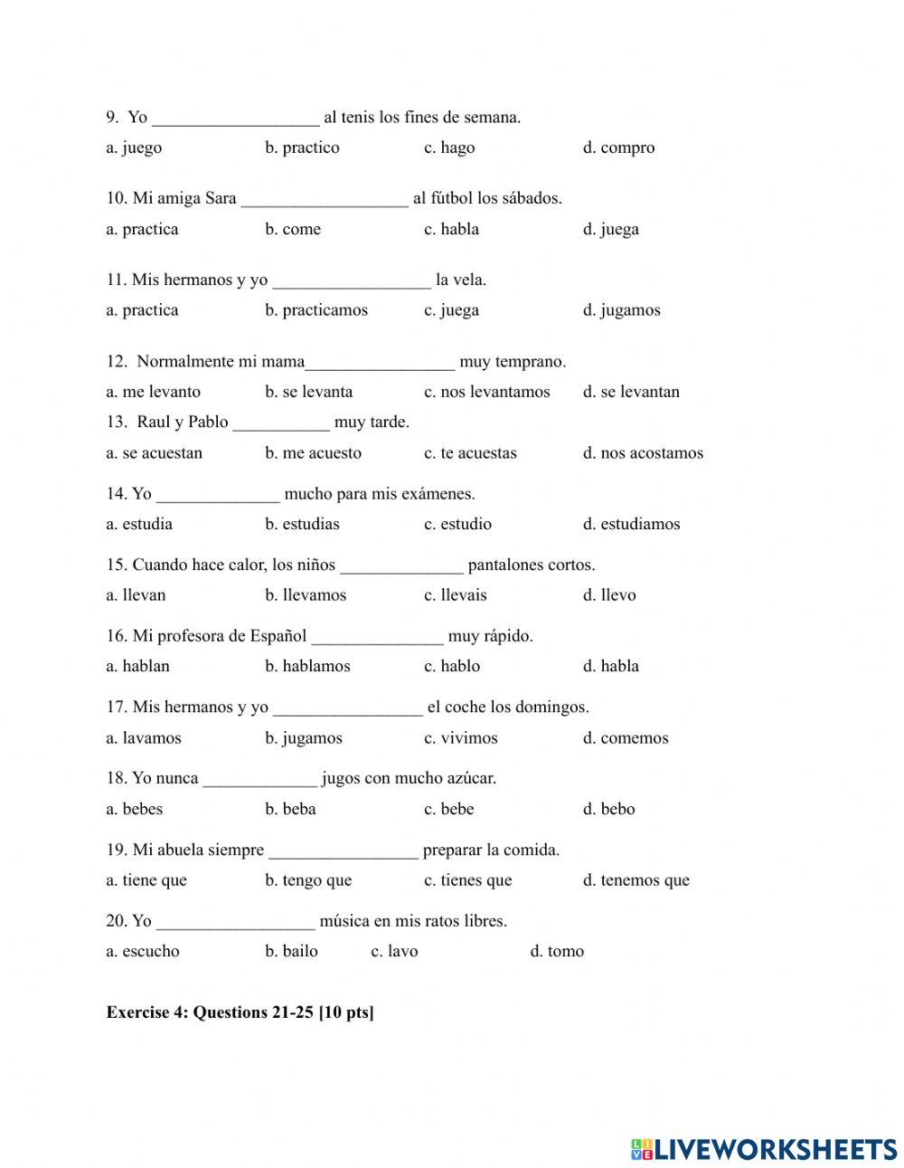 Grade 11Writing Examination