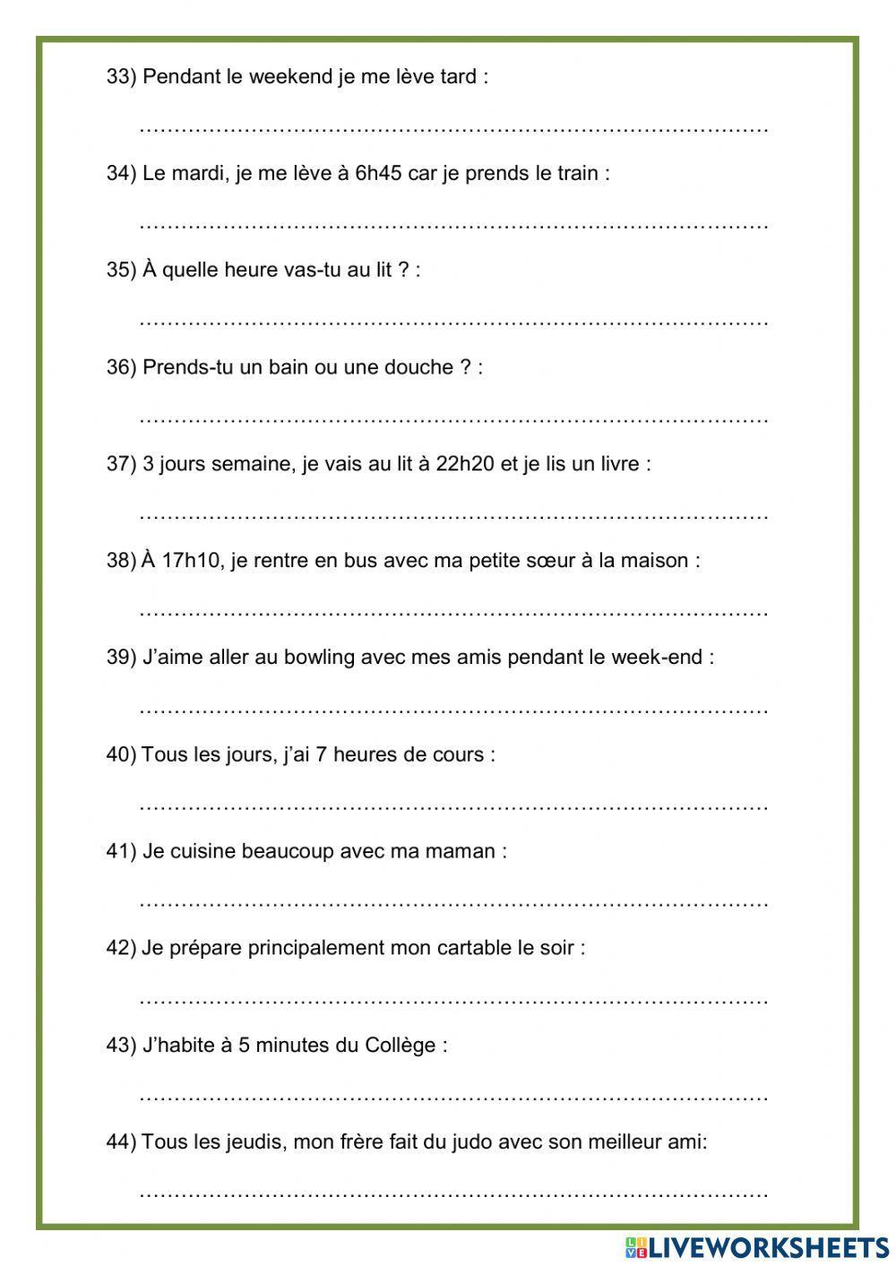 Rit 3. over je leefgewoontes