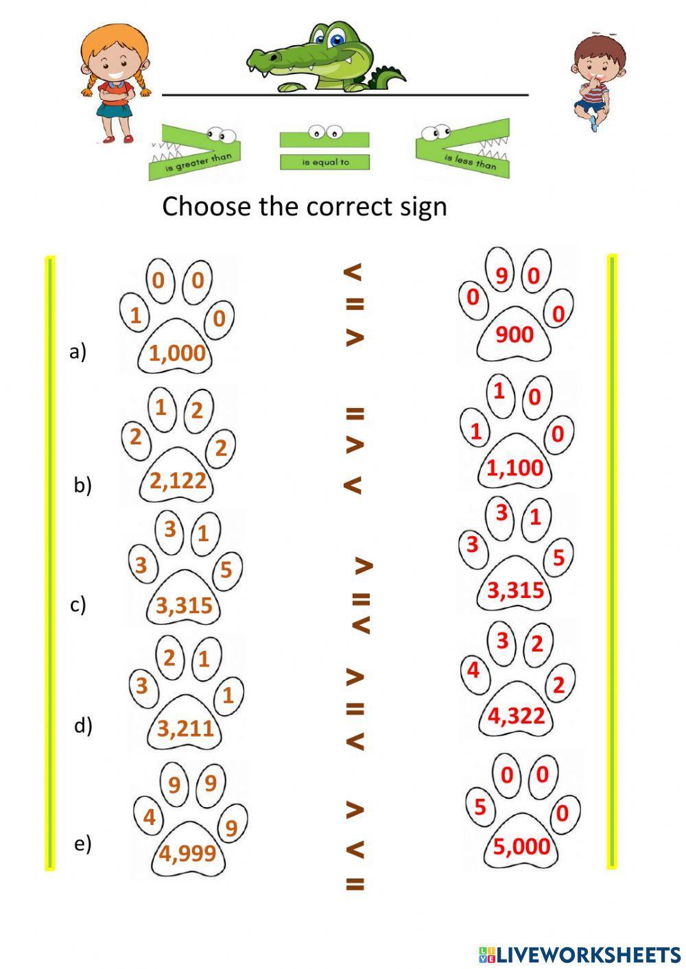 Comparison 1000 to 5000