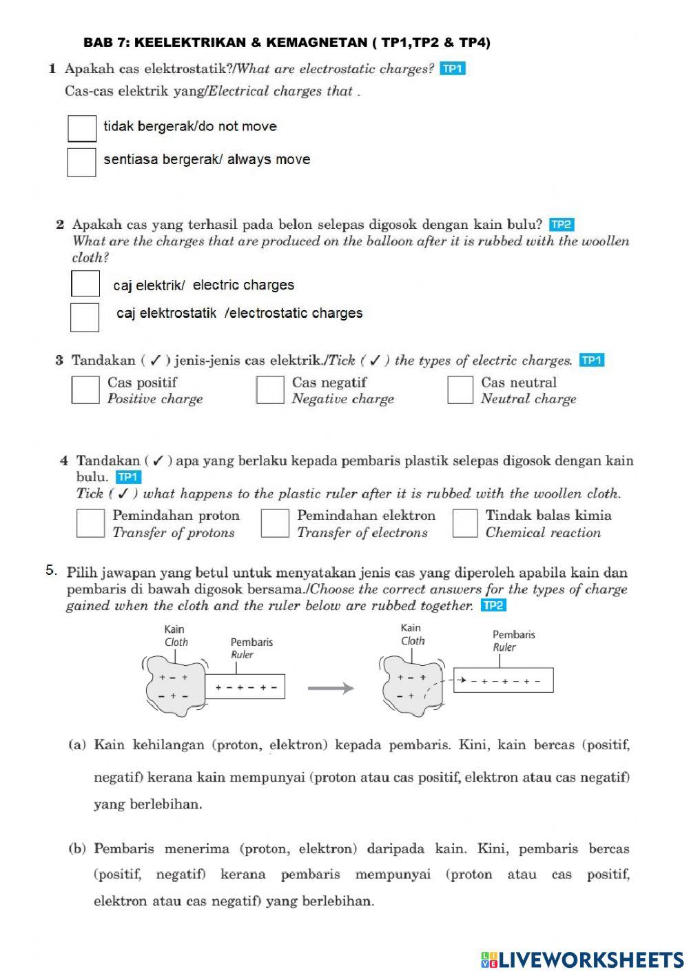Tg 2 : bab 7: cas elektrostatik (tp1,tp2 &tp4)