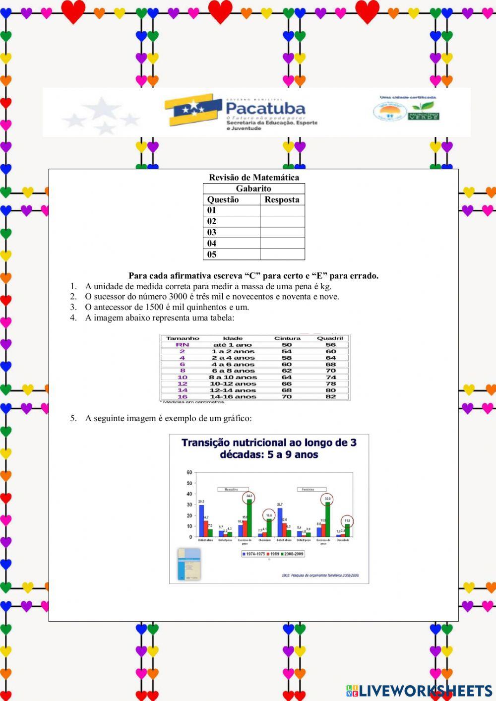 Revisão Port e Mat 15.06