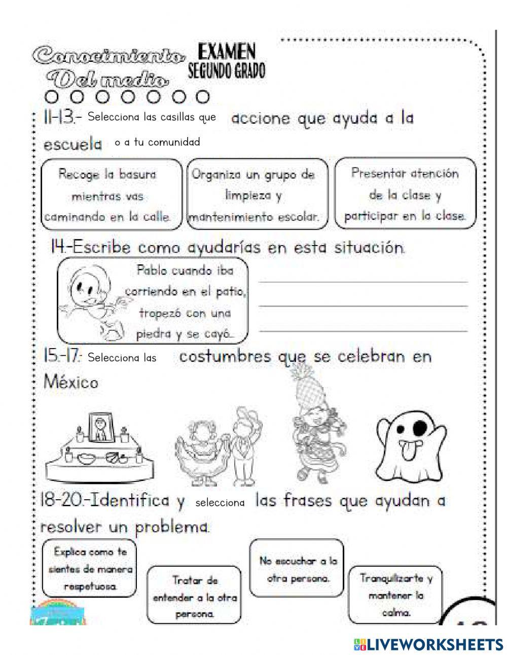 Examen 3er trimestre