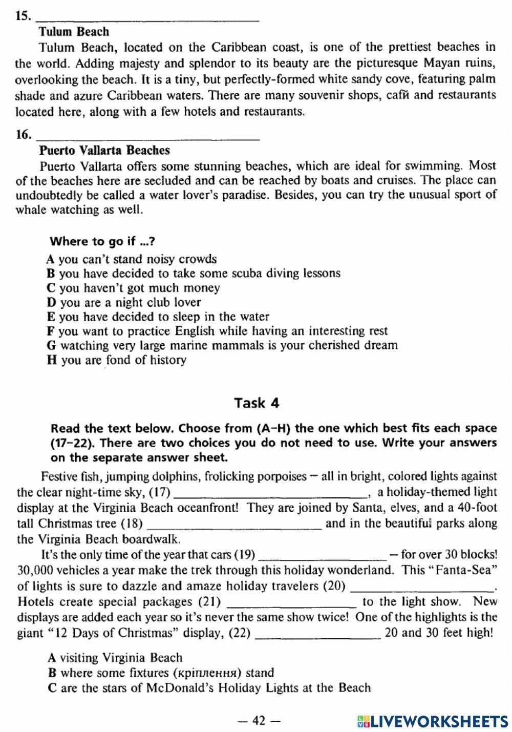 Exam Focus Complex Tests - Test 7