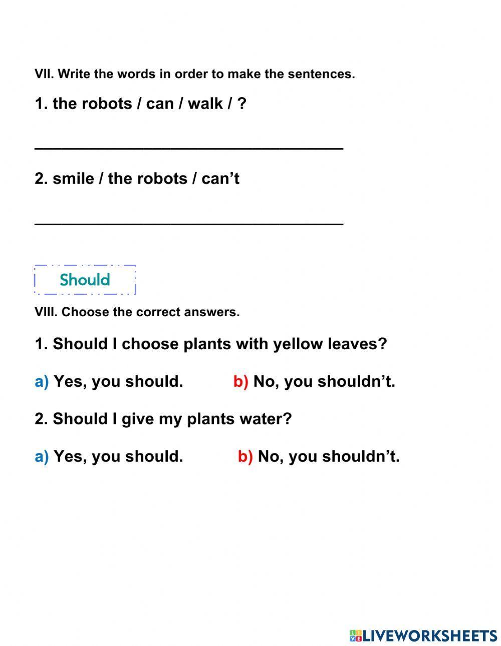 Grammar Quarterly exam 3
