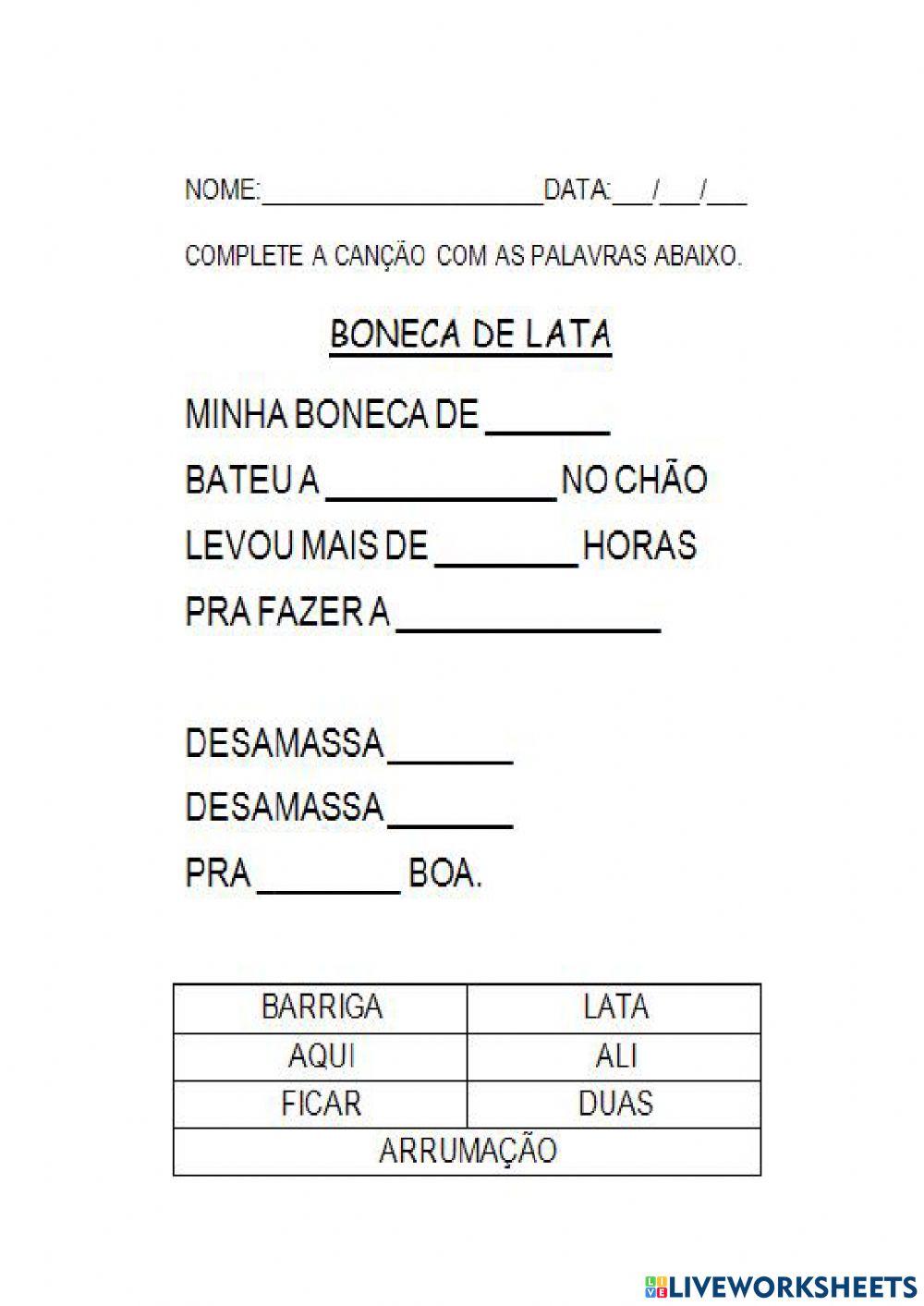 Boneca de Lata