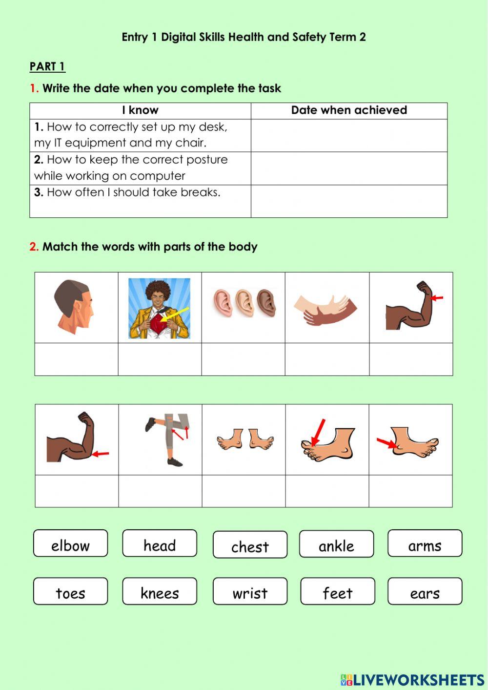 Digital Skills H-S Entry 1 Part 1 Term 2