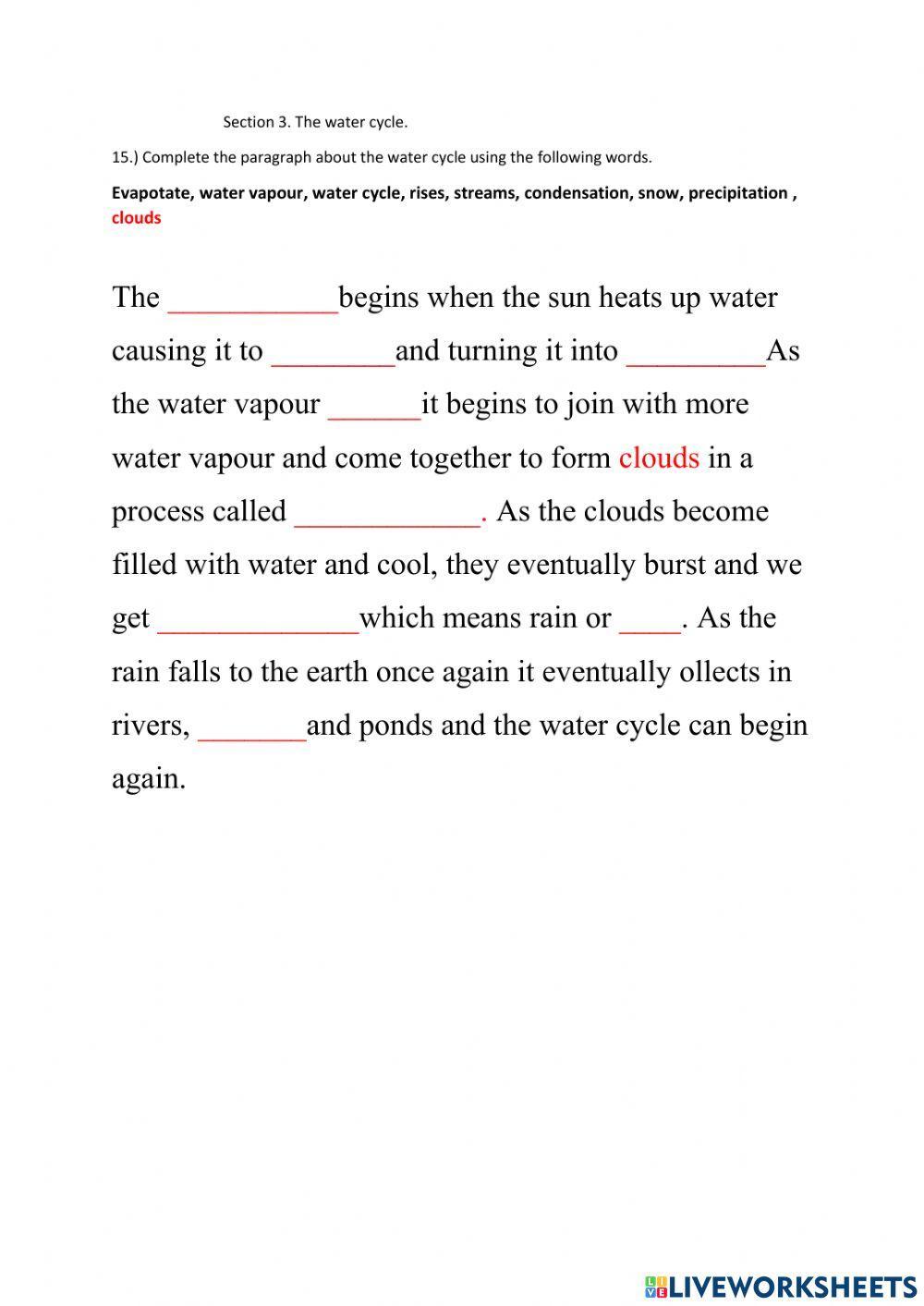 Science assessment, Standard 2.