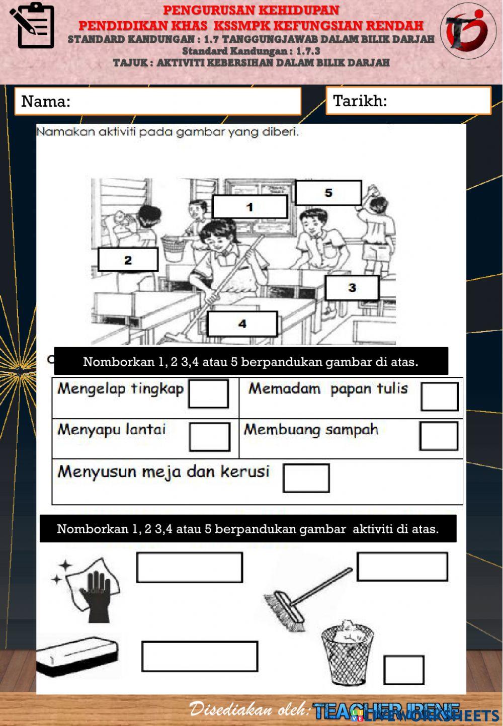 Kebersihan Kelas Tanggungjawab Bersama