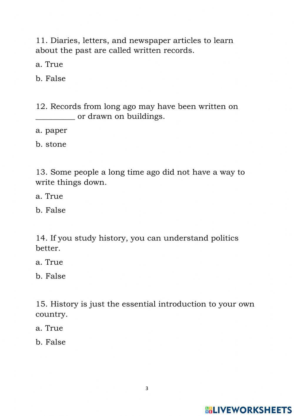 What is History?