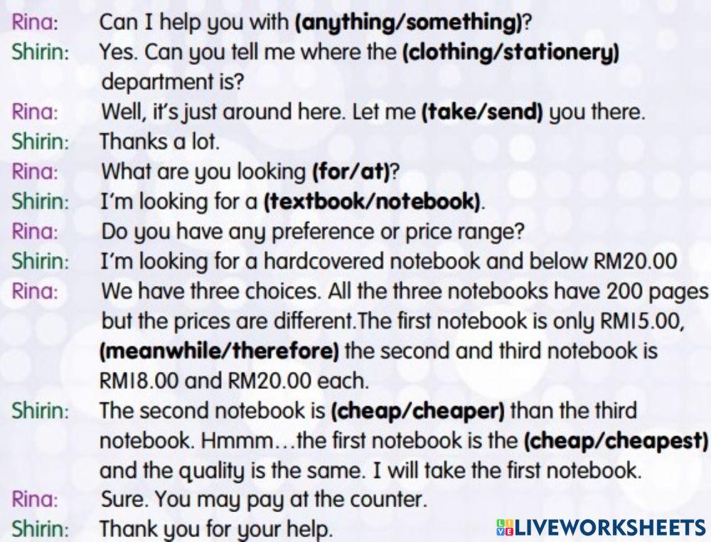 EFC Theme 4, Unit 11 Money Safe