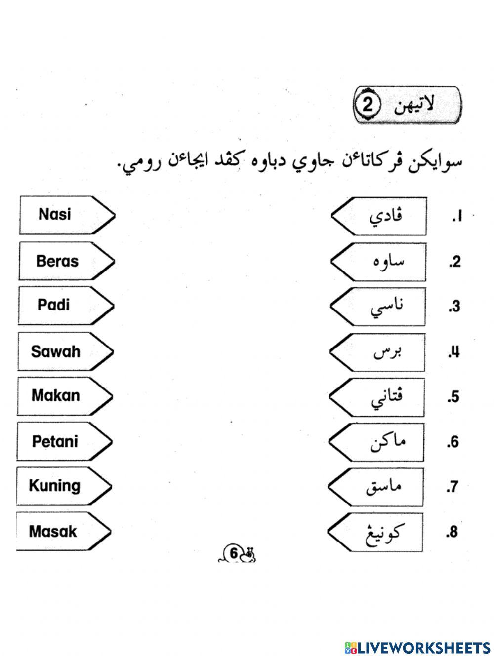 Pelajaran 1 latihan 2