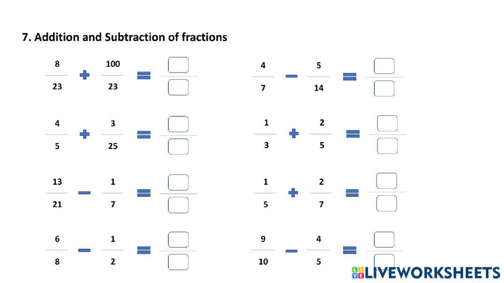 Fractions