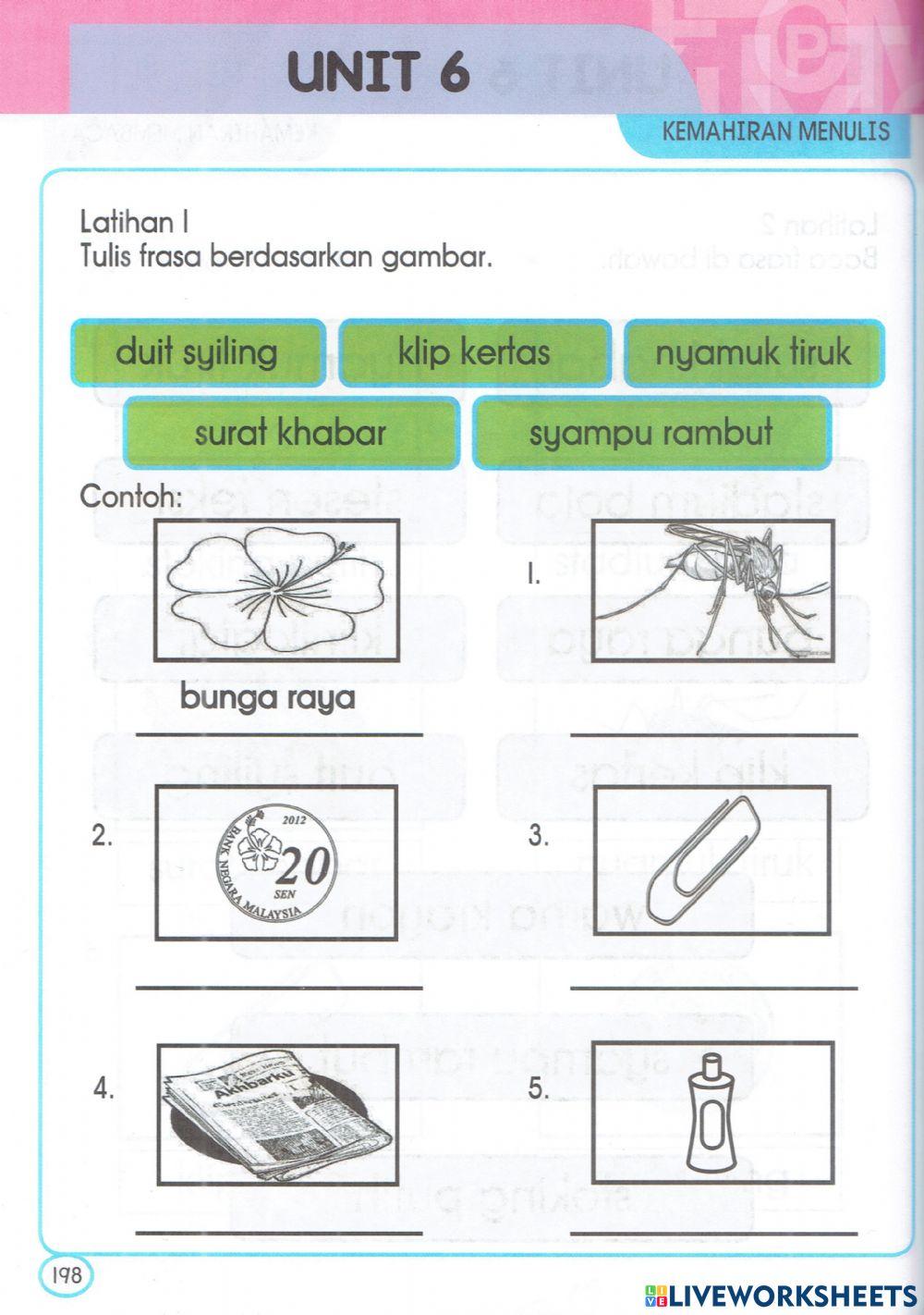 Unit 6 :Perkataan mengandungi Digraf serta Konsonan Bergabung