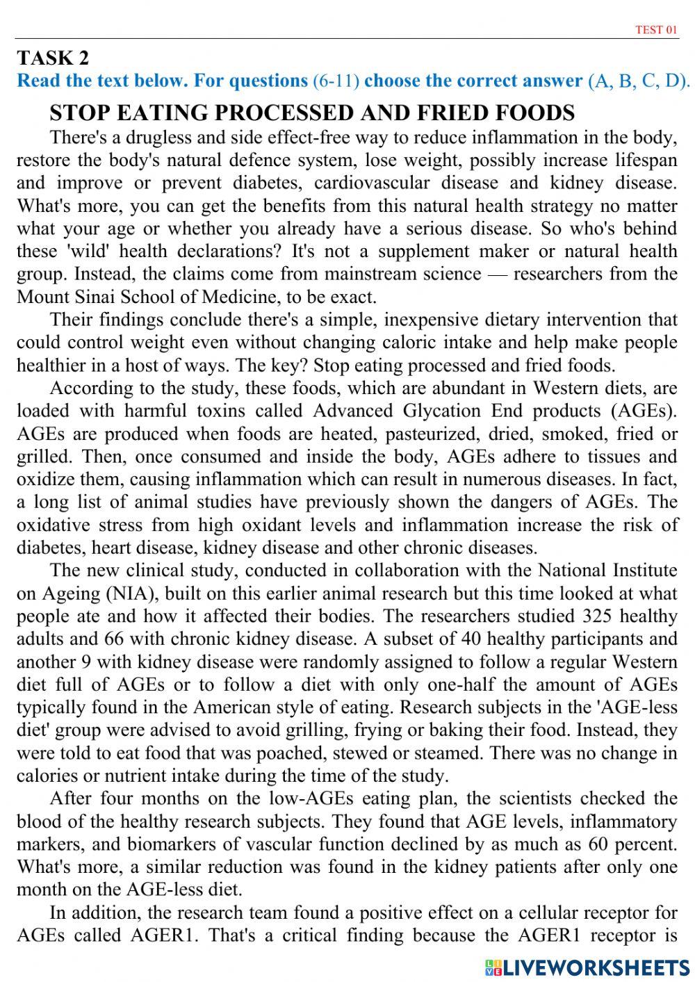 ZNO 20 TESTS - Test 1