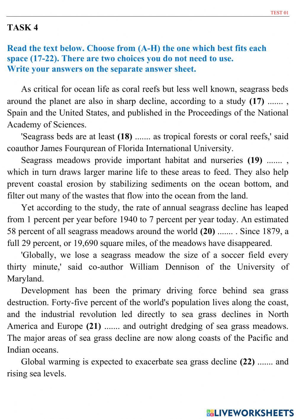 ZNO 20 TESTS - Test 1