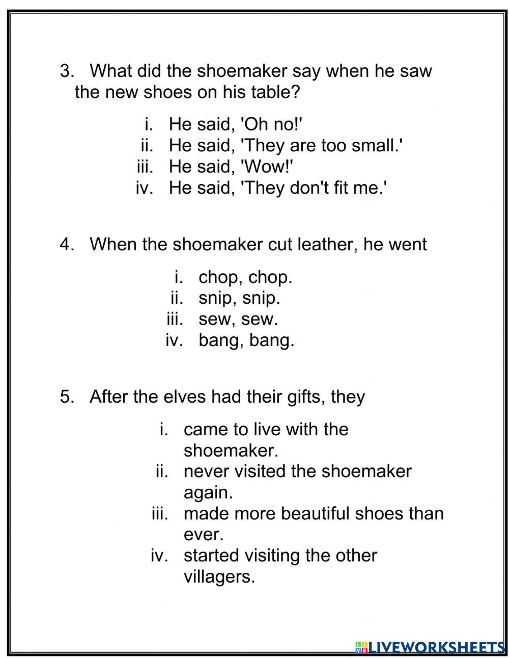 Elves and the shoemaker-comp