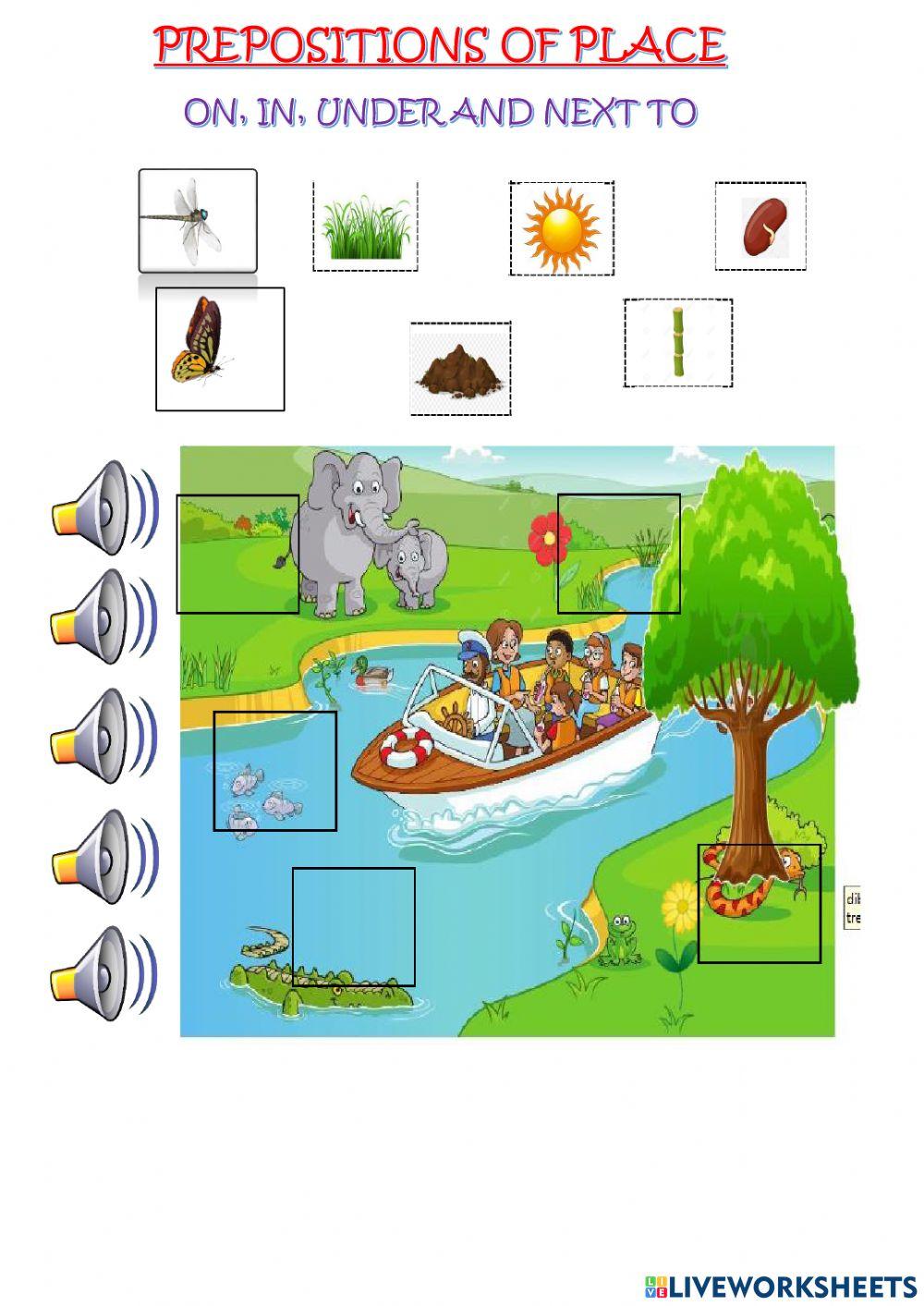 Prepositions of place