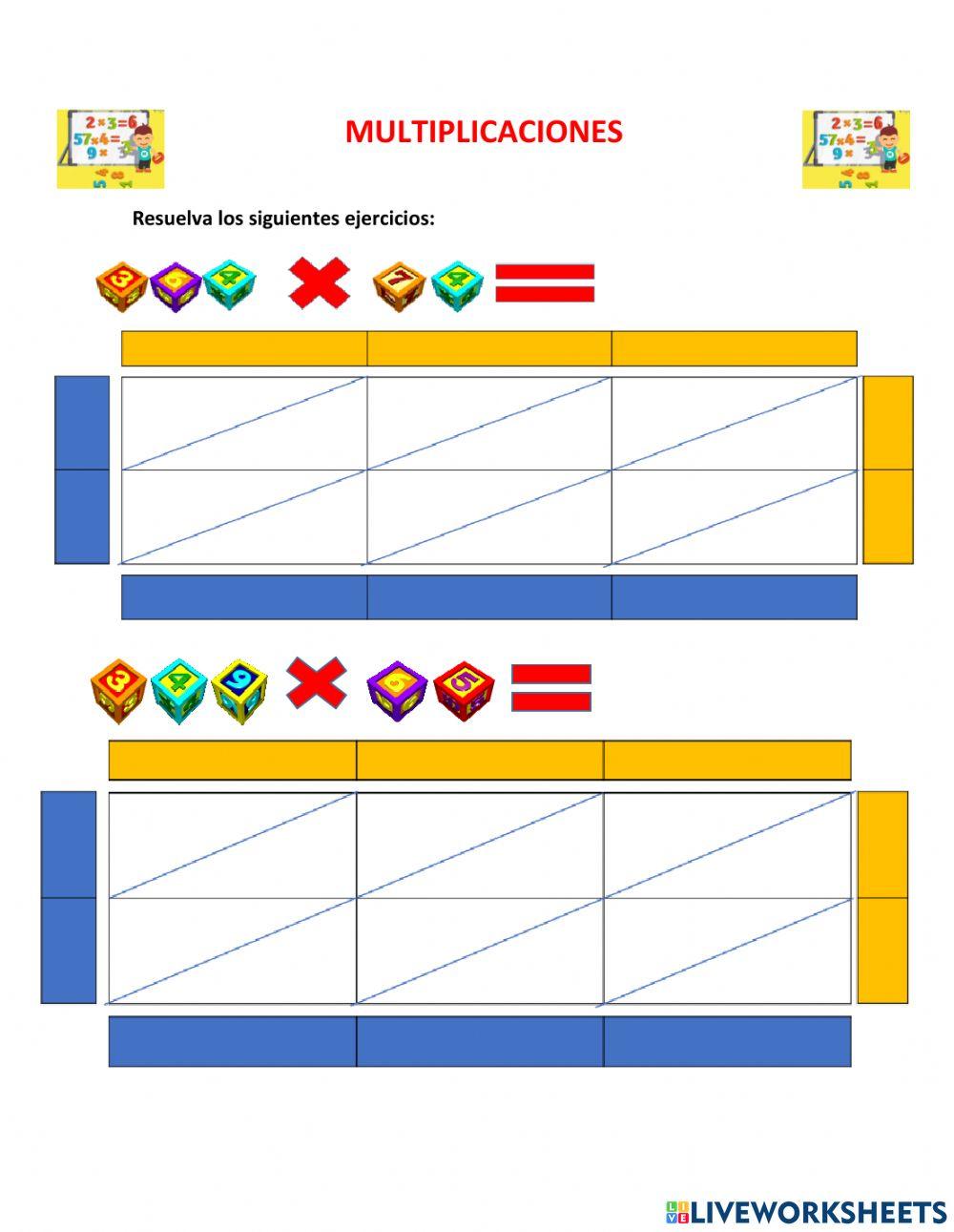 Multiplicaciones