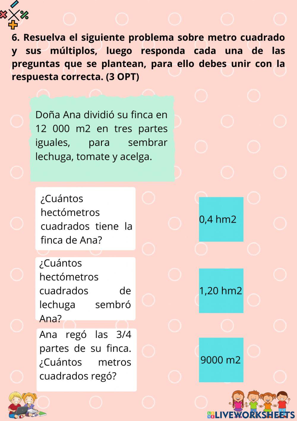 Prueba de Matemática Kennedy segundo quimestre