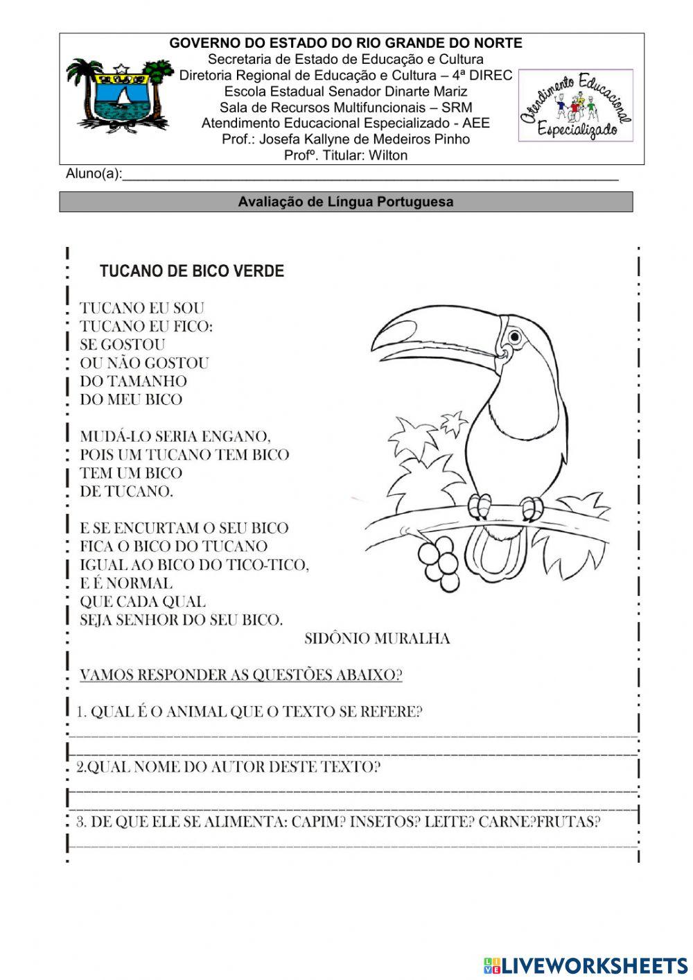 Interpretação de Texto Interpretação de Texto