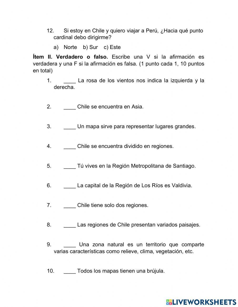 Evaluación Unidad 1